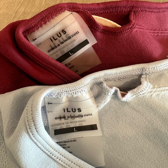 Ilus SEAMLUX BARE BRA racerback athletic women’s padded sports bra Large 2 pack - Picture 8 of 9